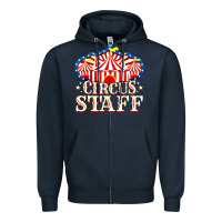 Navy circus staff Zipper Hoodie - artisFamous