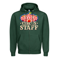 Sports Green circus staff Zipper Hoodie - artisFamous