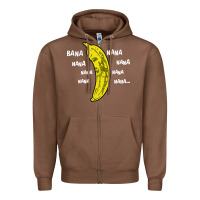 Chestnut banana Zipper Hoodie - artisFamous