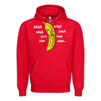 Red banana Zipper Hoodie - artisFamous