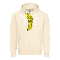Sandshell banana Zipper Hoodie - artisFamous