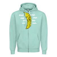 Seafoam banana Zipper Hoodie - artisFamous