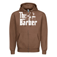Chestnut the barber Zipper Hoodie - artisFamous