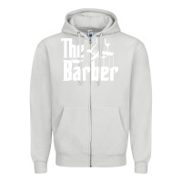 Dove Grey the barber Zipper Hoodie - artisFamous