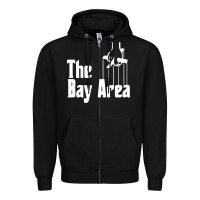 Black the bay area Zipper Hoodie - artisFamous