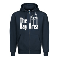 Navy the bay area Zipper Hoodie - artisFamous