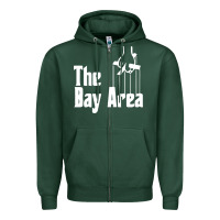 Sports Green the bay area Zipper Hoodie - artisFamous