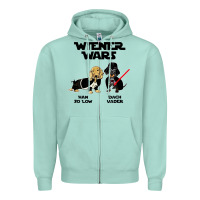 Seafoam wiener wars funny dachshund Zipper Hoodie - artisFamous