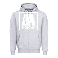 Heather Grey motown merch record Zipper Hoodie - artisFamous