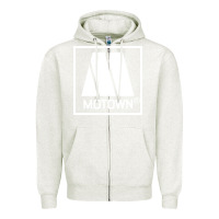 Oatmeal Heather motown merch record Zipper Hoodie - artisFamous