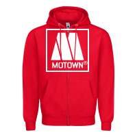 Red motown merch record Zipper Hoodie - artisFamous