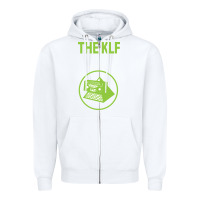 White klf re merch Zipper Hoodie - artisFamous
