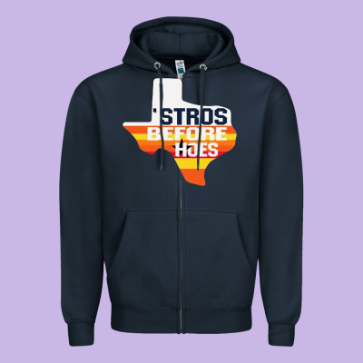 Stros Before Hoes Zipper Hoodie Designed By Artisfamous