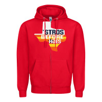 Red stros before hoes Zipper Hoodie - artisFamous