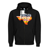 Black stros before hoes Zipper Hoodie - artisFamous