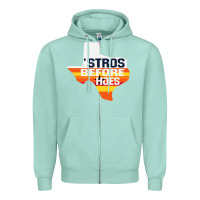 Seafoam stros before hoes Zipper Hoodie - artisFamous