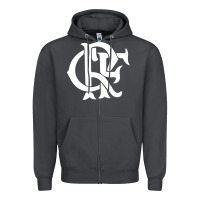 Smoke camisa do flamengo Zipper Hoodie - artisFamous