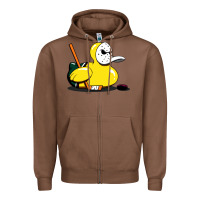 Chestnut mighty rubber ducky Zipper Hoodie - artisFamous