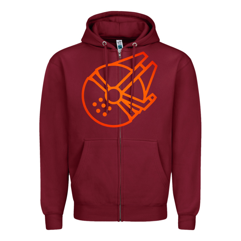 Millennium Falcon Zipper Hoodie by artisFamous | Teevron