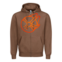 Chestnut millennium falcon Zipper Hoodie - artisFamous
