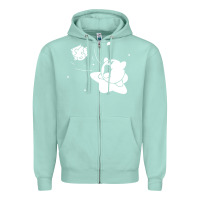 Seafoam kirby gamer geek snes Zipper Hoodie - artisFamous