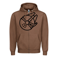 Chestnut millennium falcon Zipper Hoodie - artisFamous