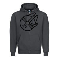 Smoke millennium falcon Zipper Hoodie - artisFamous