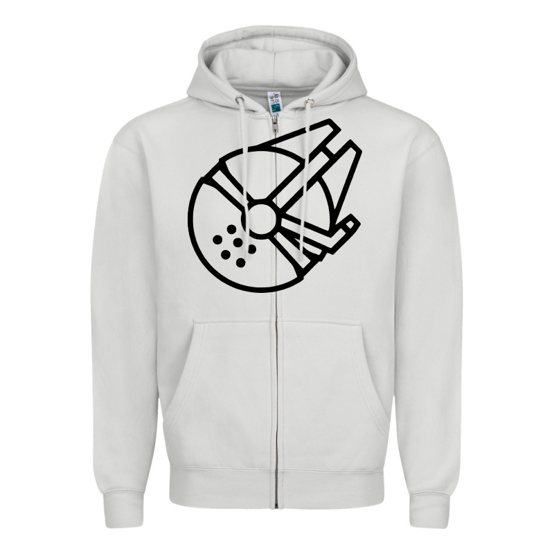 Millennium Falcon Zipper Hoodie by artisFamous | Teevron