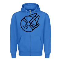 True Royal millennium falcon Zipper Hoodie - artisFamous