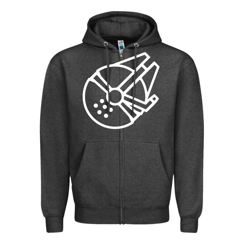 Millennium Falcon Zipper Hoodie by artisFamous | Teevron