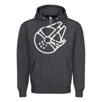 Smoke millennium falcon Zipper Hoodie - artisFamous