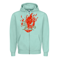 Punk Samurai Zipper Hoodie | Teevron