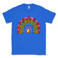 True Royal easter and spring with flowers carrots butterfly and sunflower rainbow Classic Tee - Artiststas