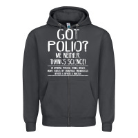 Smoke got polio me neither thanks science Zipper Hoodie - artisFamous