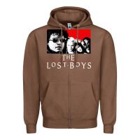 Chestnut lost boys Zipper Hoodie - artisFamous