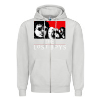 Dove Grey lost boys Zipper Hoodie - artisFamous