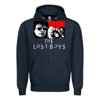 Navy lost boys Zipper Hoodie - artisFamous