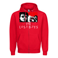 Red lost boys Zipper Hoodie - artisFamous