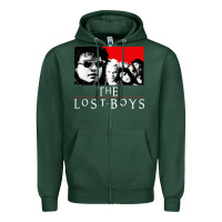 Sports Green lost boys Zipper Hoodie - artisFamous