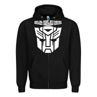 Black bumblebee strong Zipper Hoodie - artisFamous