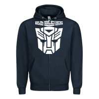 Navy bumblebee strong Zipper Hoodie - artisFamous