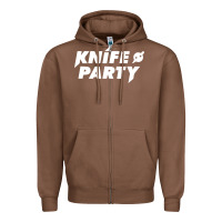 Chestnut knife party Zipper Hoodie - artisFamous