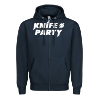 Navy knife party Zipper Hoodie - artisFamous