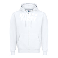 White knife party Zipper Hoodie - artisFamous