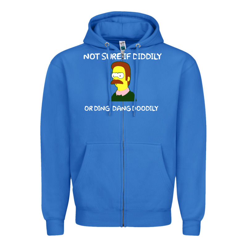 Ned Flanders Zipper Hoodie by artisFamous | Teevron