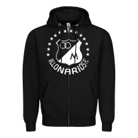 Black millonarios futbol Zipper Hoodie - artisFamous