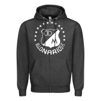 Charcoal Heather millonarios futbol Zipper Hoodie - artisFamous