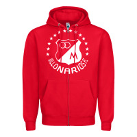 Red millonarios futbol Zipper Hoodie - artisFamous