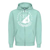 Seafoam millonarios futbol Zipper Hoodie - artisFamous