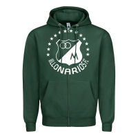 Sports Green millonarios futbol Zipper Hoodie - artisFamous